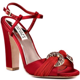  Jeweled - Red Satin 