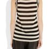 Mulberry Appliquéd Striped Modal Tank in Black - Lyst