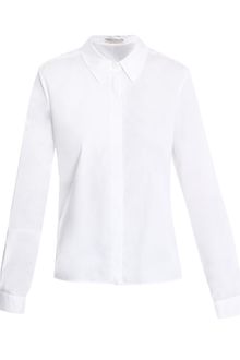 Balenciaga Long Sleeve Poplin Shirt - Lyst