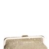 Bcbgmaxazria Crystal Clutch in Gold (ivory) - Lyst