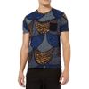 Burberry Prorsum Printed Cotton Jersey Tshirt in Blue for Men - Lyst