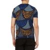 Burberry Prorsum Printed Cotton Jersey Tshirt in Blue for Men - Lyst