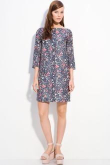 Cacharel V-back Printed Voile Dress - Lyst