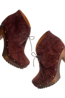 Madewell The Lace-up Clog Bootie - Lyst
