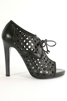 Proenza Schouler Woven Cut Out Peep Toe Pump  - Lyst