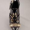 Alexander Mcqueen Gold Detail Shoe in Black (gold) - Lyst