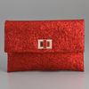 Anya Hindmarch Valorie Glitter Clutch in Red - Lyst