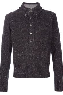Brooks Brothers Wool Sweater - Lyst
