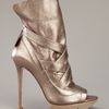 Camilla Skovgaard Metallic Boot in Gold (bronze) - Lyst
