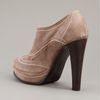 D’ambra Platform Bootie in Beige - Lyst