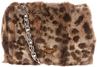 Dolce & Gabbana Leopard Leather Clutch - Lyst