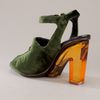 Dries Van Noten Textured Pump in Green - Lyst