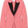 Emilio Pucci Twotone Twill Blazer in Pink - Lyst