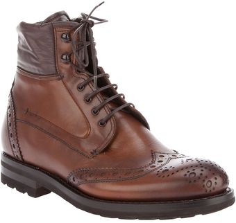 Fabi Brogue Boot - Lyst