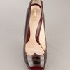 Fendi Leather Pump in Brown - Lyst