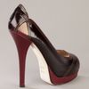 Fendi Leather Pump in Brown - Lyst
