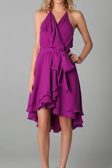 Haute Hippie Take Me Now Halter Dress - Lyst
