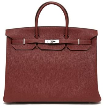 Hermes 40cm Rouge Fjord Birkin - Lyst
