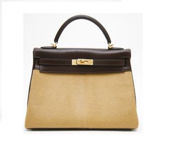 Hermes Troika Ebene Evergrain and Camel Hair Kelly - Lyst