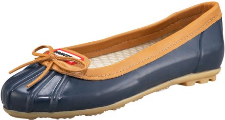 hunter flat shoes