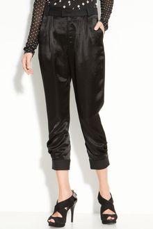 Marc By Marc Jacobs Goldie Satin Front Pants - Lyst