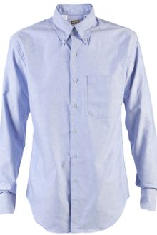 Naked And Famous Slim Fit Oxford Shirt - Lyst