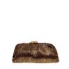 Oasis Straw Bobble Clutch in Brown (black) - Lyst