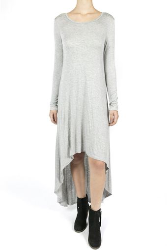 Otis & Maclain Bardot-dress - Grey - Lyst