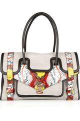 Proenza Schouler Ps1 Keep All Small Canvas and Leather Tote