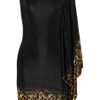 Roberto Cavalli Oneshoulder Satinjersey Dress in Black - Lyst