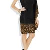 Roberto Cavalli Oneshoulder Satinjersey Dress in Black - Lyst