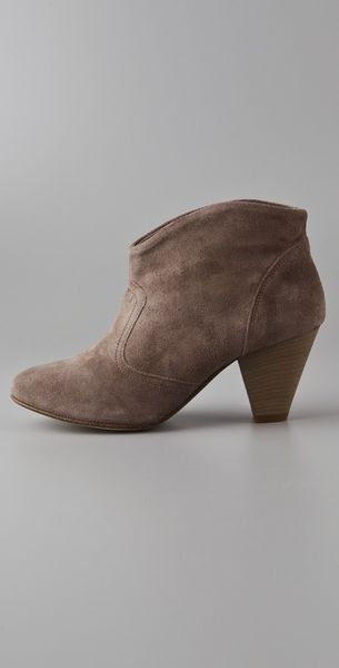 Steven By Steve Madden Pembrook Suede Booties In Brown Taupe Lyst