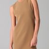 Vince Sleeveless Shift Dress in Beige - Lyst