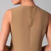 Vince Sleeveless Shift Dress in Beige - Lyst