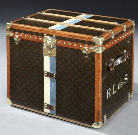 Vintage Louis Vuitton Argentina Cube Trunk in Black for Men (powder) - Lyst