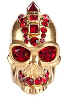Alexander McQueen Punk Skull Ring - Lyst