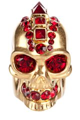 Alexander McQueen Punk Skull Ring