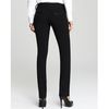 Alice + Olivia Leather Trim Olivia Slim Leg Pants in Black - Lyst