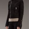 Balenciaga Suede Biker Jacket in Black - Lyst