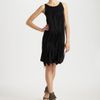 Bottega Veneta Chiffon Ruffle Dress in Black - Lyst
