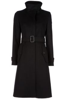 Burberry Funnel Neck Coat - Lyst