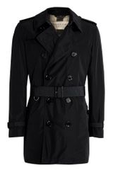 Burberry Brit Black Check Lined Britton Packable Trench Coat