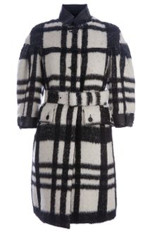 Burberry Prorsum Check Coat - Lyst