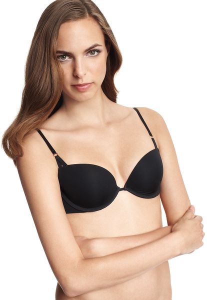 Calvin Klein Underwear Envy Tailored Demi Bra in Black - Lyst