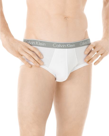 Calvin Klein Ck One Cotton Stretch Brief in White for Men (black) - Lyst