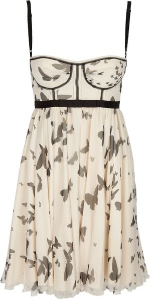 D&G Printed Silk Dress - Lyst