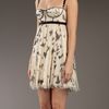 D&g Printed Silk Dress in Beige (cream) - Lyst