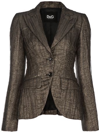D&G Crease Effect Blazer - Lyst