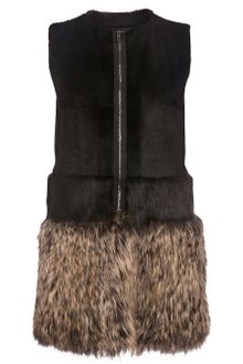 Giambattista Valli Fur Gilet - Lyst