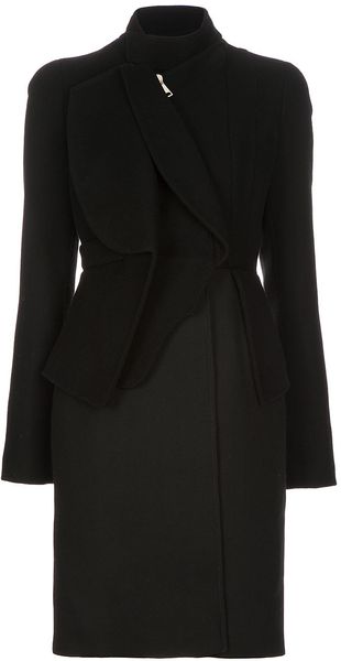 Givenchy Layered Detail Coat - Lyst